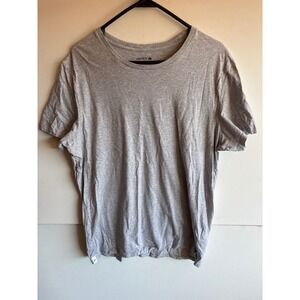 Lacoste Mens Gray Crew Neck T-Shirt‎ Classic Casual Everyday Essential